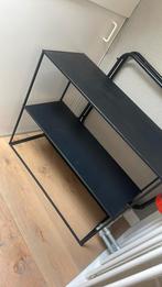 Side table zwart, Ophalen, Zo goed als nieuw, 25 tot 50 cm, Rechthoekig