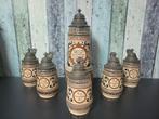 Set antieke bierpullen, Antiek en Kunst, Ophalen of Verzenden