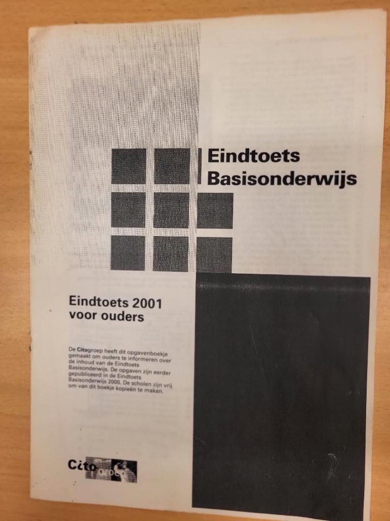 Eindtoets basis onderwijs.             Cito., Ophalen of Verzenden, 1980 tot heden, Nederland, Tijdschrift