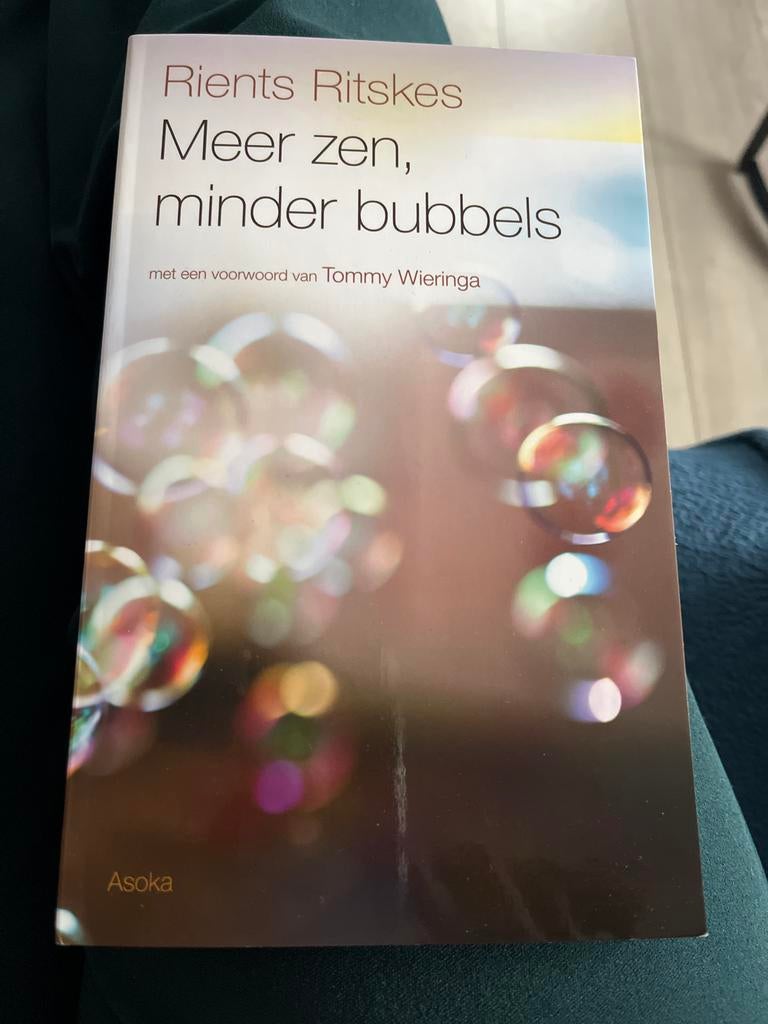 Meer zen, minder bubbels - Rients Ritskes, Boeken, Ophalen of Verzenden, Zo goed als nieuw, Spiritualiteit algemeen, Achtergrond en Informatie