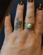 Ixxxi ring met oarel mt 18, Sieraden, Tassen en Uiterlijk, Ringen, Ophalen of Verzenden, Zo goed als nieuw, 17 tot 18, Dame