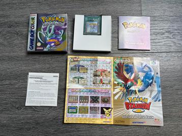 Pokemon Crystal. Compleet met doos! CIB beschikbaar voor biedingen