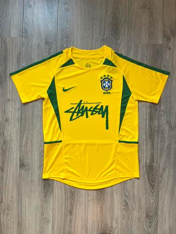 Brazilië Stussy Thuis Tenue WK 2002 Maat M beschikbaar voor biedingen