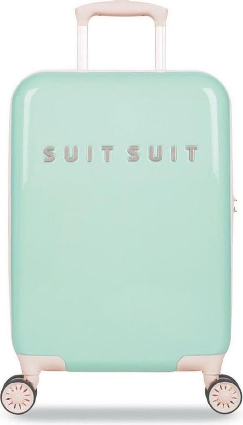 ✅NIEUW✅ SUITSUIT Fabulous Fifties koffer 55 cm Luminous Mint, Sieraden, Tassen en Uiterlijk, Koffers, Nieuw, Hard kunststof, Slot