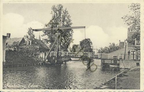 Edam - Kwakkelbrug  [KRST005-4749, Verzamelen, Ansichtkaarten | Nederland, Gelopen, Noord-Holland, Verzenden
