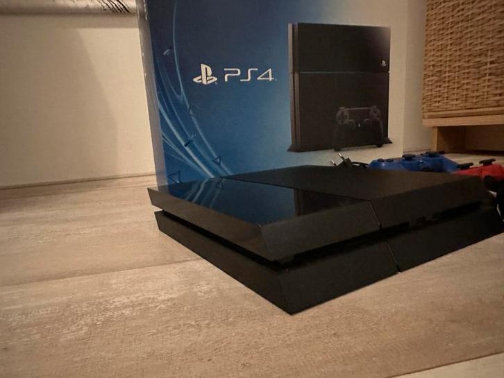 PS4 500GB + 3 Controllers + 9 Games!, Spelcomputers en Games, Spelcomputers | Sony PlayStation 4, Gebruikt, Original, 500 GB, Met 3 controllers of meer