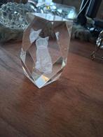 Poes in glas, Antiek en Kunst, Antiek | Glas en Kristal, Ophalen of Verzenden