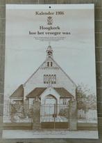 Kalender met afbeeldingen van oude ansichten, Hoogkerk, 1986, Verzamelen, Ansichtkaarten | Nederland, Ophalen of Verzenden, Ongelopen