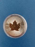 Maple Leaf 2021 1 oz zilver gilded, Ophalen of Verzenden, Zilver