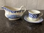 Old Staffordshire blauw/wit servies, Antiek en Kunst, Ophalen