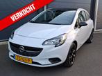 Opel Corsa E 1.4  Black Edition 66KW/90PK 3D 2018 Wit NAP, Voorwielaandrijving, Stof, 40 €/maand, Wit