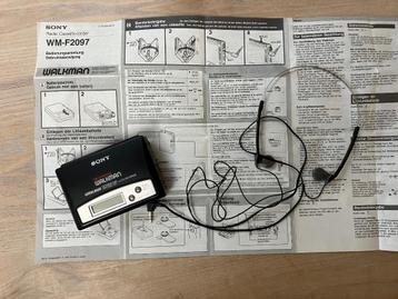 Sony Walkman WM-F2097 - UNIEK met koptelefoon beschikbaar voor biedingen