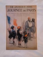 Franse poster, Verzamelen, Militaria | Tweede Wereldoorlog, Ophalen of Verzenden, Foto of Poster
