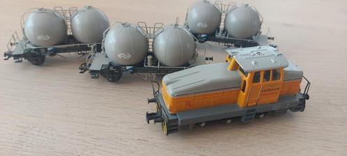 Märklin NS dieselloc DHG 500 dig.+3 bollenwgns artnr 28252, Hobby en Vrije tijd, Modeltreinen | H0, Zo goed als nieuw, Wisselstroom