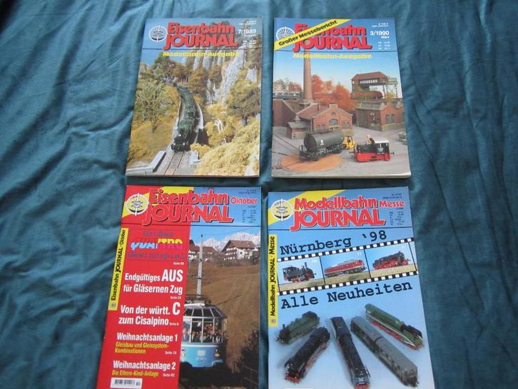 Eisenbahn journal / Modellbahn journal 4x, Hobby en Vrije tijd, Modeltreinen | H0, Zo goed als nieuw, Boek, Tijdschrift of Catalogus