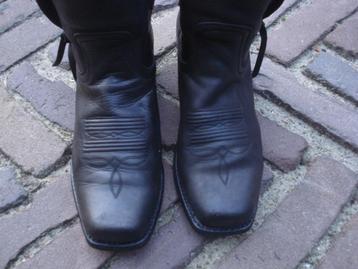 GRATIS VERZENDEN STOERE ZWART BRUINE SENDRA BIKERBOOTS 38 beschikbaar voor biedingen