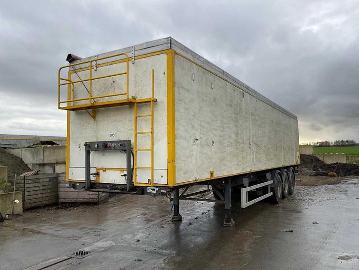 2001 Happy trailer SK40 Onderlosser, Auto's, Vrachtwagens, Bedrijf, Aanhangers en Opleggers, Overige brandstoffen, Origineel Nederlands