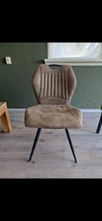Twee eetkamerstoelen olijfgroen, Ophalen, Zo goed als nieuw, Overige kleuren, Twee