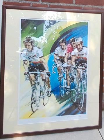 Prachtige JAN HOFLAND  76 X 52 CM nr. 208 / 250 = gesigneerd beschikbaar voor biedingen