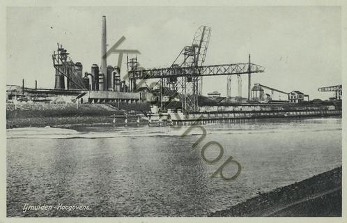 Ijmuiden - Hoogovens [KRST005-1249, Verzamelen, Ansichtkaarten | Nederland, Gelopen, Noord-Holland, 1940 tot 1960, Verzenden