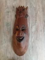 Groot houten Afrikaans masker, Ophalen of Verzenden
