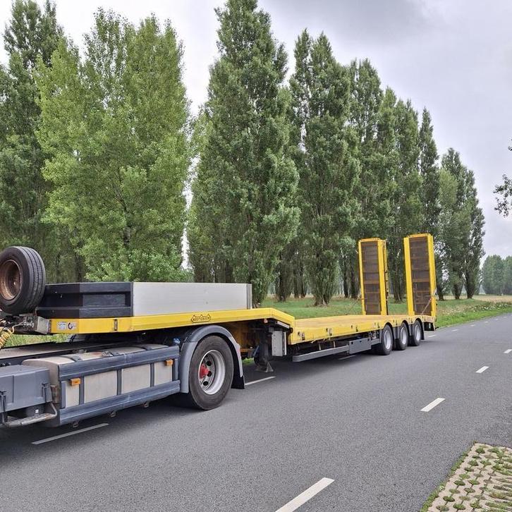 NOOTEBOOM ASDS-48-02V3 Uitschuif semi dieplader met Kleppen, Auto's, Vrachtwagens, Bedrijf, Te koop, Aanhangers en Opleggers, Overige brandstoffen