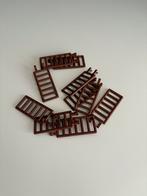 Lego hekjes ladderdelen bruin - 10 stuks - Nieuw, Ophalen of Verzenden, Nieuw, Losse stenen, Lego