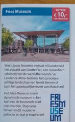 Kortingsbon Fries museum Leeuwarden, Tickets en Kaartjes, Drie personen of meer, Kortingsbon