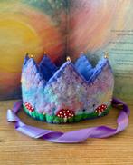 SALE Waldorf vilten verjaardagskroon wol en vilt, Verzenden, Zo goed als nieuw, Figuurtje(s), Wolvilt