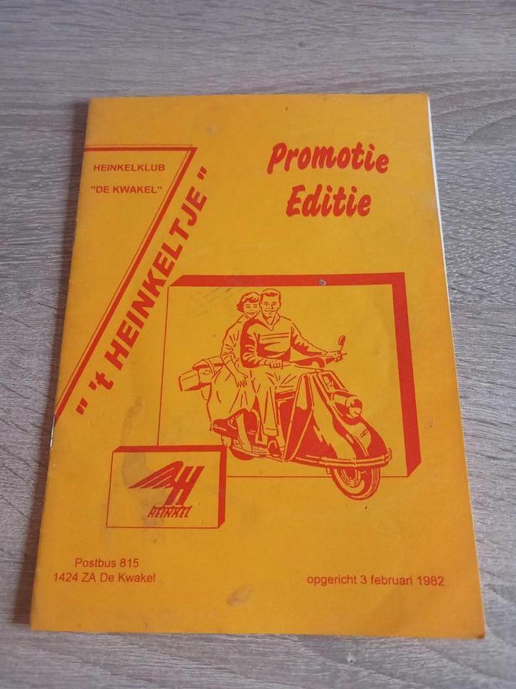 Heinkel klub, clubblad 't heinkeltje  3 boekjes met manco's., Fietsen en Brommers, Handleidingen en Instructieboekjes, Gebruikt