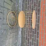 Bijzettafel metaal, Ophalen, Minder dan 55 cm, Gebruikt, Metaal of Aluminium