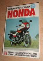 Honda CBX400 & CBX550 F & F2 Werkplaatshandboek (Peters), Motoren, Ophalen of Verzenden, Honda