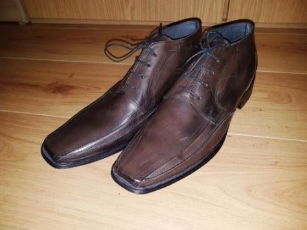 Paulo Bellini mt.45 veterschoenen donkerbruin leer als nieuw, Bruin, Ophalen of Verzenden, Zo goed als nieuw, Paulo Bellini