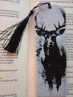 3D Boekenlegger Hert met Groot Gewei Reliëf – Uniek, Ophalen of Verzenden, Nieuw, Dier