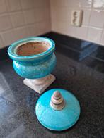 Mooie Stenen Geglazuurde Tuin Vaas/ Bloempot, Tuin en Terras, Ophalen, Rond, Zo goed als nieuw, Aardewerk