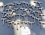 Rvs T-bout M10. 40 stuks, Ophalen of Verzenden, Nieuw, Handmatig