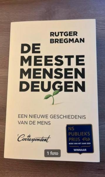  Boek De meeste mensen deugen  - Rutger Bregman (paperback) beschikbaar voor biedingen