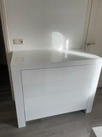 Commode wit hoogglans, Ophalen, Gebruikt, 50 tot 70 cm, 100 cm of meer