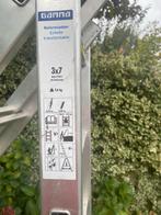 3-delige Aluminium Ladder Gamma, Doe-het-zelf en Verbouw, Ladders en Trappen, Ophalen, Zo goed als nieuw, Ladder, Opvouwbaar of Inschuifbaar