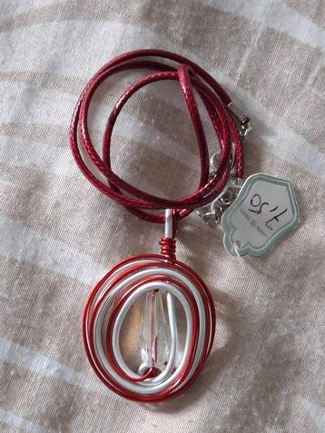 **SALE** unieke handgemaakte ketting 0.50 eurocent beschikbaar voor biedingen