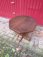 SALONTAFEL  -8 Kantig  Donker Eiken, Gebruikt, 100 tot 150 cm, Eikenhout, Overige vormen