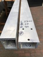 Aluminium koker/ hoeklijn., Doe-het-zelf en Verbouw, Metalen, Ophalen, Gebruikt, Aluminium