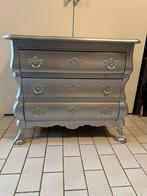 Zilveren commode met 3 lades, Ophalen, Gebruikt, 50 tot 100 cm, Met lade(s)