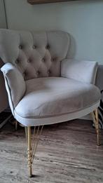 Fauteuil beige, Huis en Inrichting, Fauteuils, Ophalen, 75 tot 100 cm, 50 tot 75 cm