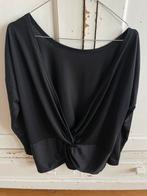 Zwarte top met open rug. Maat L, Ophalen of Verzenden, Zo goed als nieuw