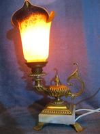 Vintage veelkleurige tafellamp Art de France, Antiek en Kunst, Antiek | Lampen, Ophalen