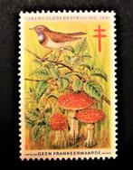 Ned. TBC-bestrijding - Vogel - paddestoelen - 1990, Dier of Natuur, Ophalen, Postfris