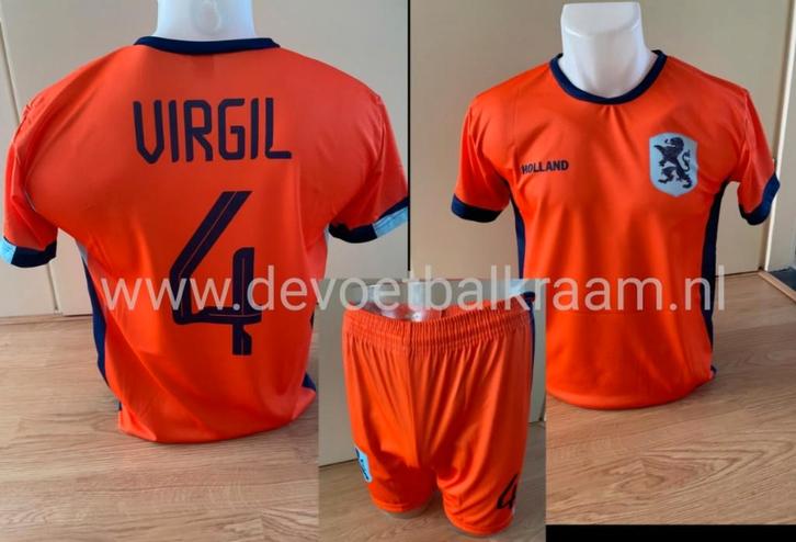 VIRGIL VAN DIJK NEDERLANDS ELFTAL oranje of blauw uikl, Sport en Fitness, Voetbal, Nieuw, Set, Maat S, Ophalen of Verzenden