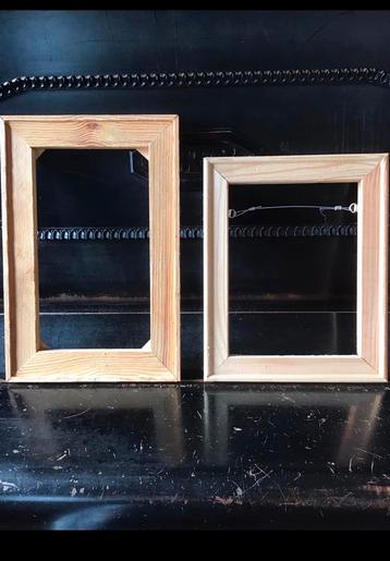 2 Stuks schilderij frame zonder canvas 35 x 23,4 & 29,7 x 24 beschikbaar voor biedingen