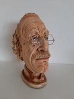 Vintage buste Albert Einstein borstbeeld beeld, Antiek en Kunst, Ophalen of Verzenden